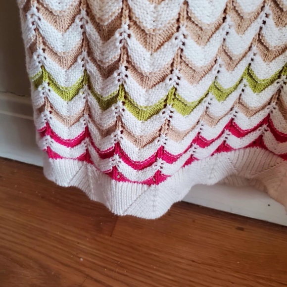 Rachel Zoe Crochet Midi Dress Size Large Multicolor - Picture 6 of 7